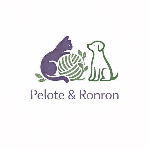 Logo Pelote et Ronron accessoires naturels éco-responsables pour chien et chat